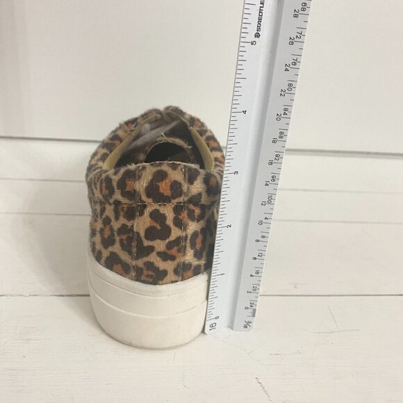 American Eagle Faux Calf Hair Leopard Print Chunky Platform Sneakers, Size 7 - Picture 11 of 11